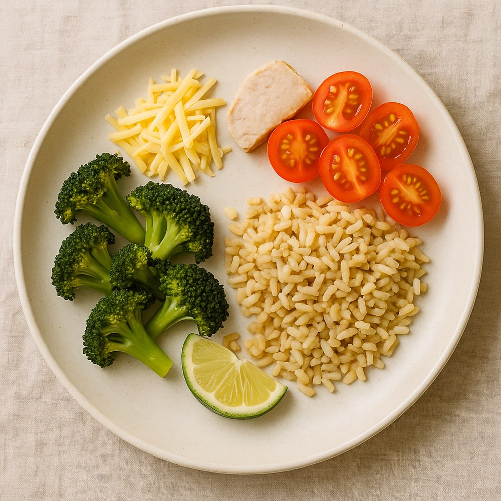 Smaller portions of cheese and meat to lower cost